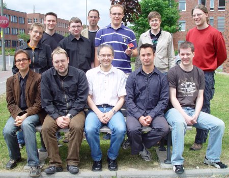 Foto der Arbeitsgruppe Eingebettete Systemsoftware vom 03.06.2009